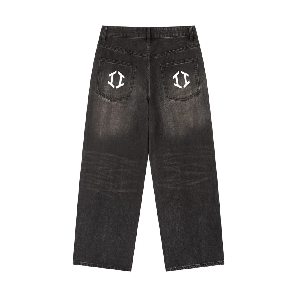 Baggy Denim Jeans Black